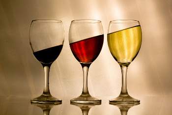  3 wine glasses