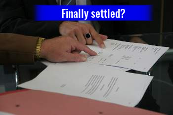 settlement agreement signed